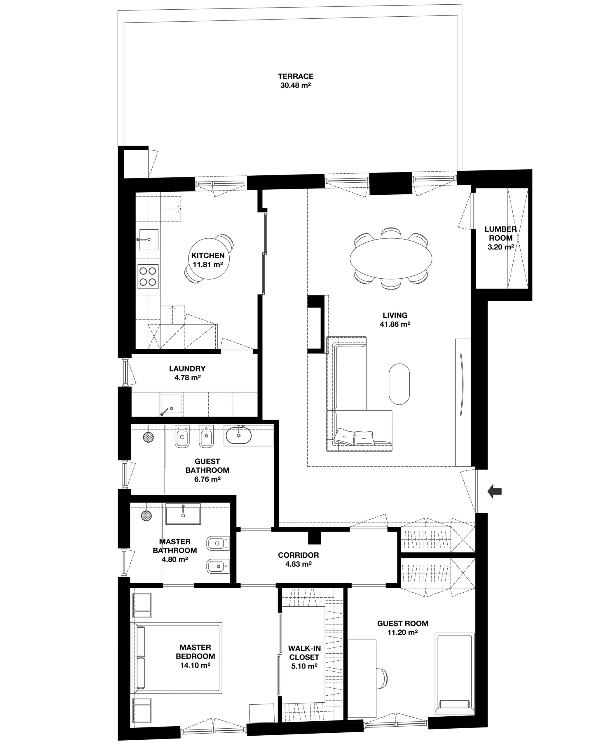 Roots' Apartment — view 1